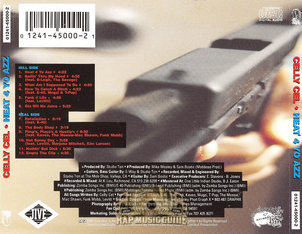 Celly Cel - Heat 4 Yo Azz: Re-Release. CD | Rap Music Guide